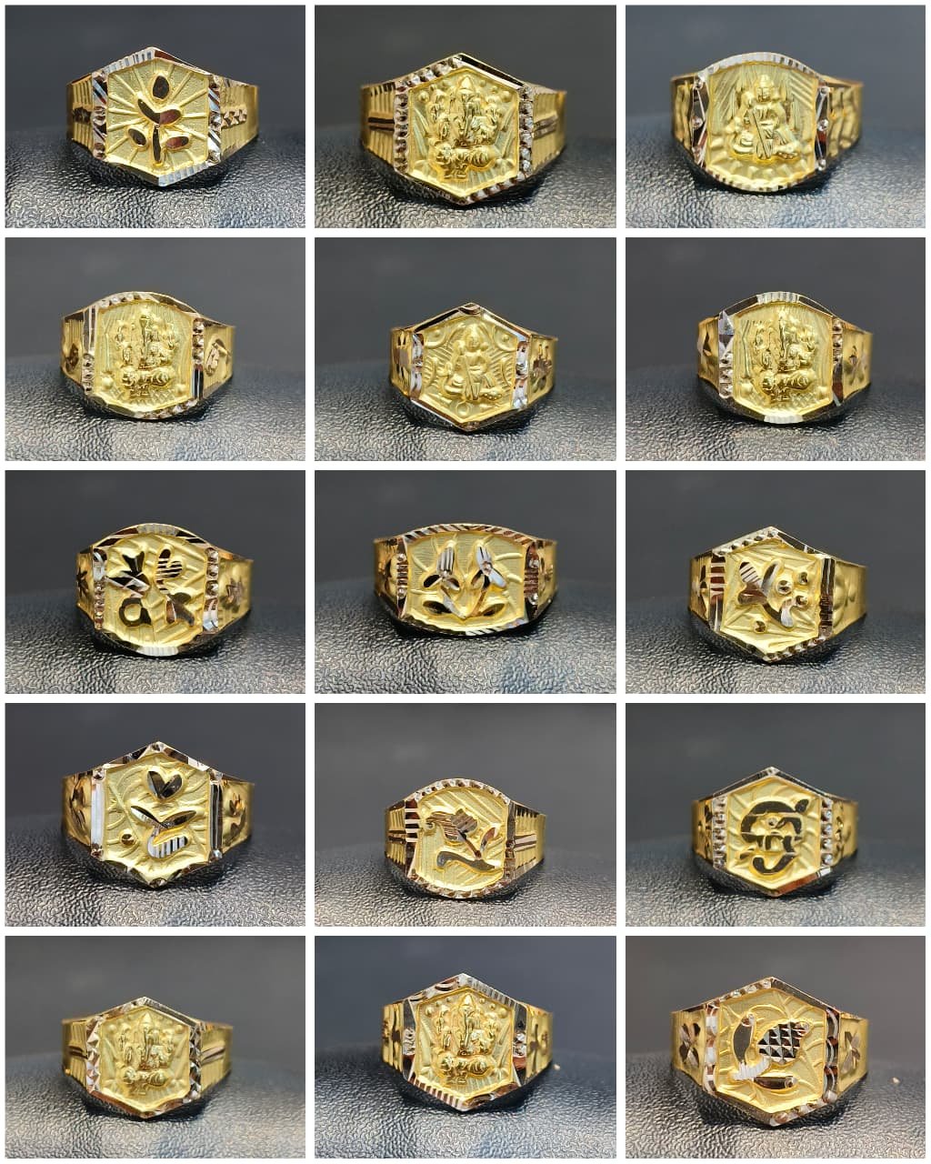 GOLD RINGS FOR GENTS
